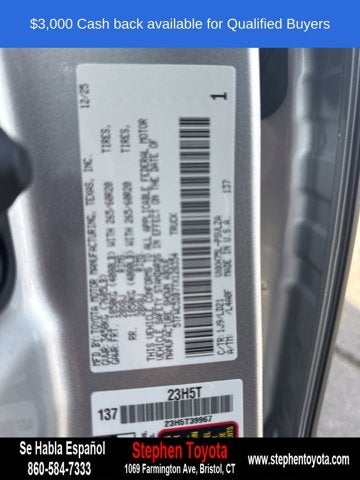 2026 Toyota Tundra Limited Hybrid