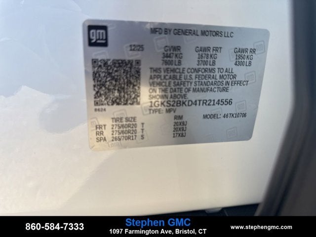 2026 GMC Yukon Elevation