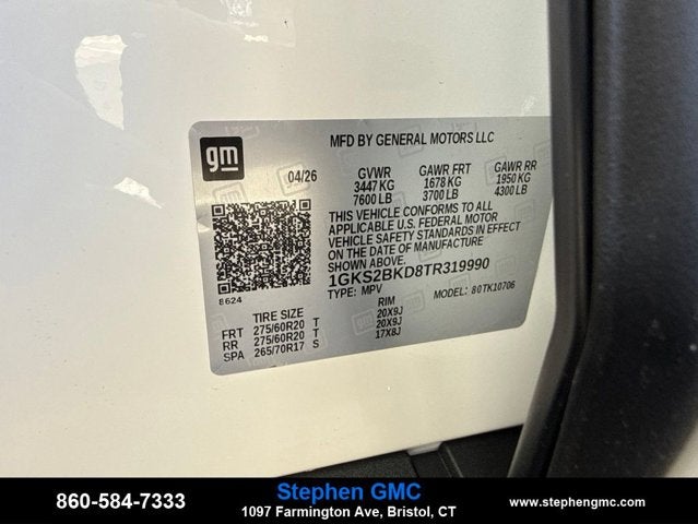 2026 GMC Yukon Elevation
