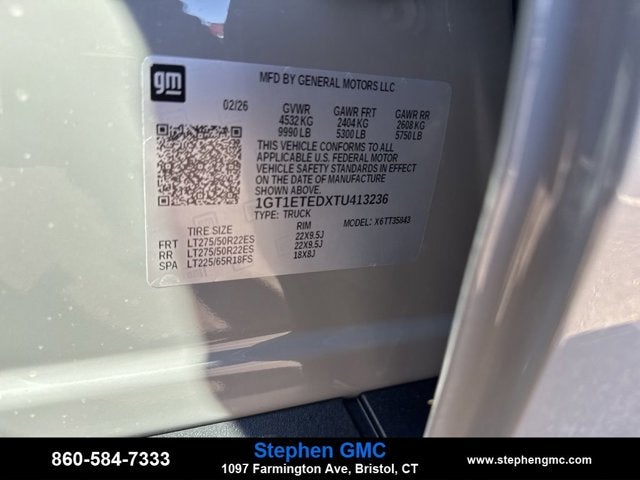 2026 GMC Sierra EV Extended Range Elevation