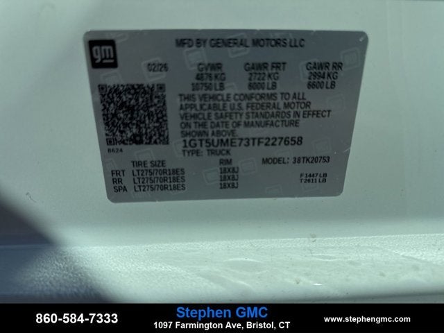 2026 GMC Sierra 2500HD SLE