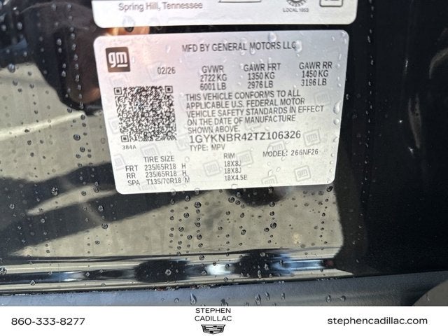 2026 Cadillac XT5 AWD Luxury