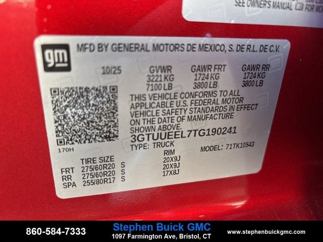 2026 GMC Sierra 1500 AT4