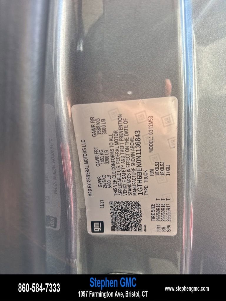 2022 GMC Canyon 4WD Elevation Standard