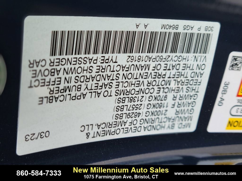 2023 Honda Accord Hybrid EX-L