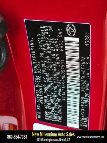 2022 Toyota Camry LE