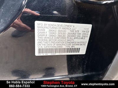 2022 Acura MDX w/Technology Package