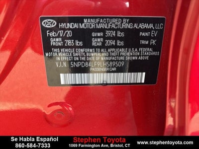 2020 Hyundai Elantra Value Edition