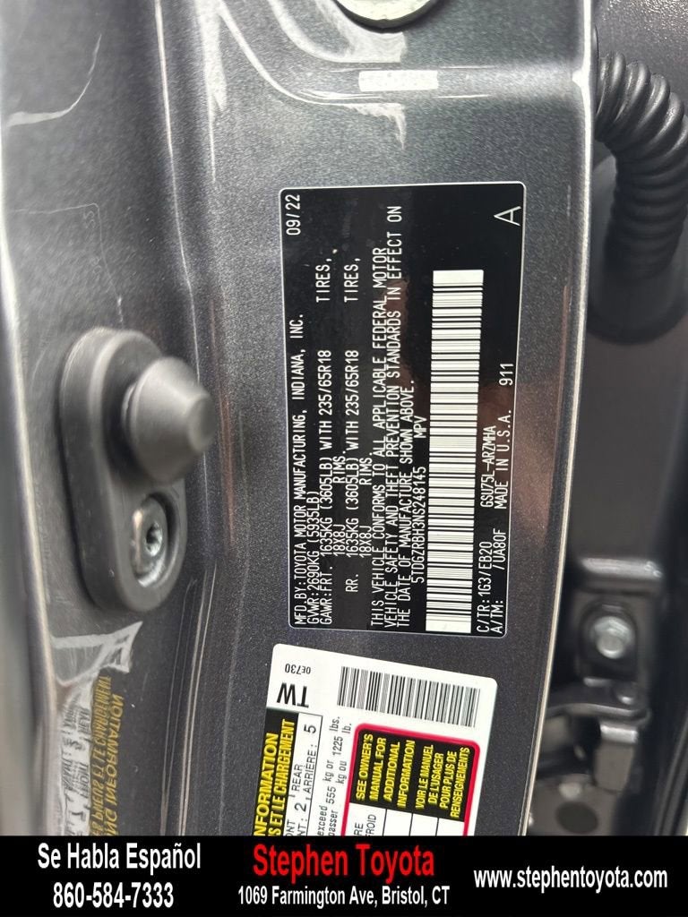 2022 Toyota Highlander XLE