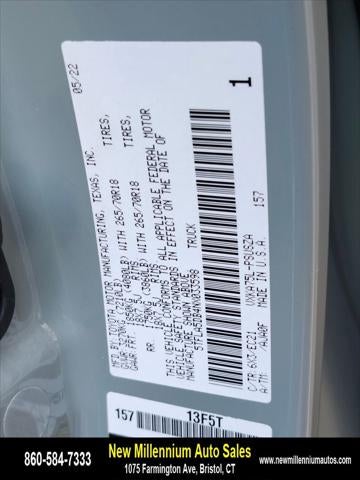 2022 Toyota Tundra 4WD SR5