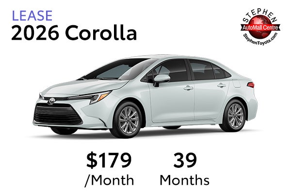 2026 Corolla